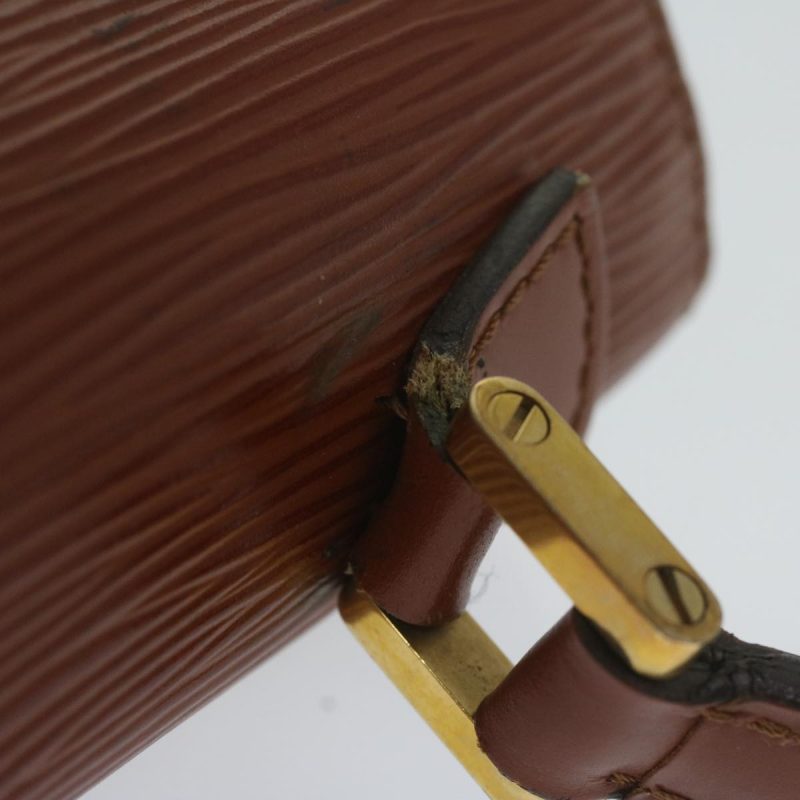 Louis Vuitton Epi Concorde Hand Bag Brown M52133  bs10587 - Image 8