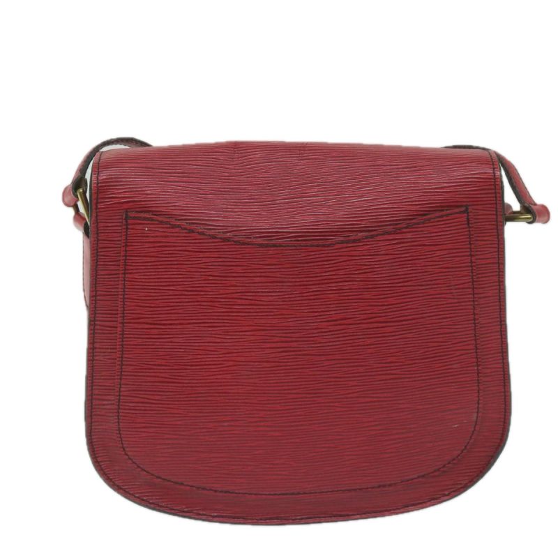 Louis Vuitton Epi Saint Cloud GM Shoulder Bag Red M52197  bs10589 - Image 3