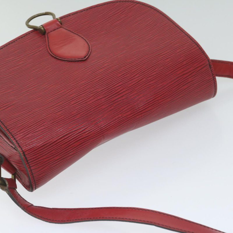 Louis Vuitton Epi Saint Cloud GM Shoulder Bag Red M52197  bs10589 - Image 6