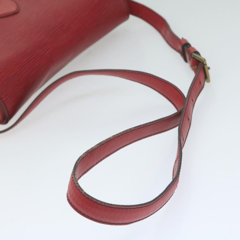 Louis Vuitton Epi Saint Cloud GM Shoulder Bag Red M52197  bs10589 - Image 7