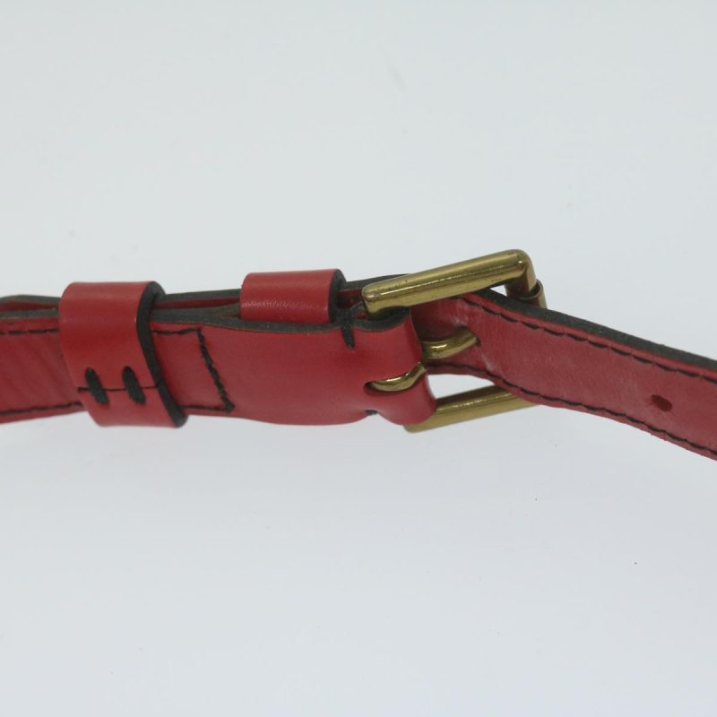 Louis Vuitton Epi Saint Cloud GM Shoulder Bag Red M52197  bs10589 - Image 8