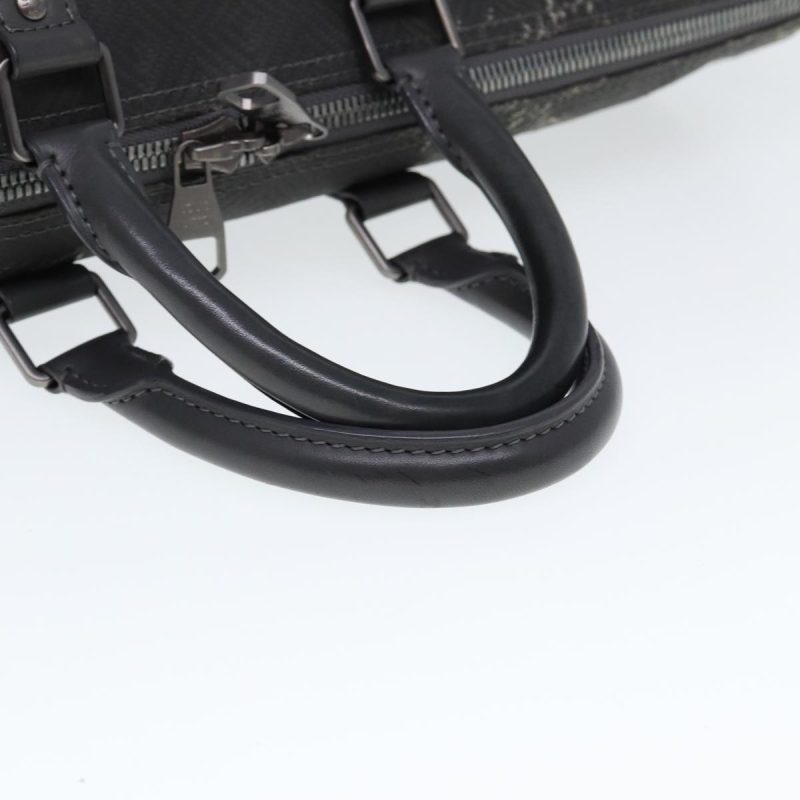 Louis Vuitton Damier Carbon Keepall Bandouliere 45 Bag Black N41324 Auth bs15288 - Image 10