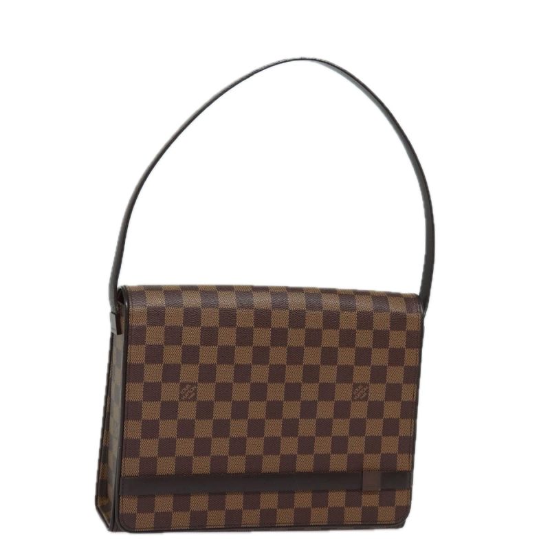 Louis Vuitton Damier Ebene Tribeca Carre Shoulder Bag N51161  bs15302