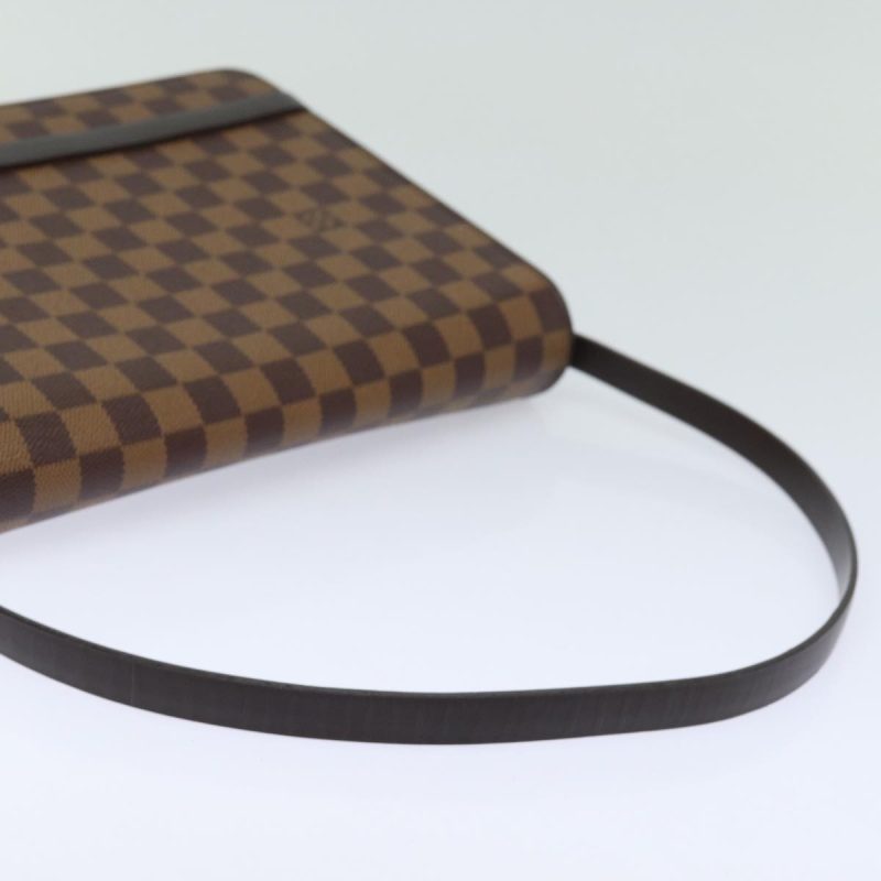 Louis Vuitton Damier Ebene Tribeca Carre Shoulder Bag N51161  bs15302 - Image 7