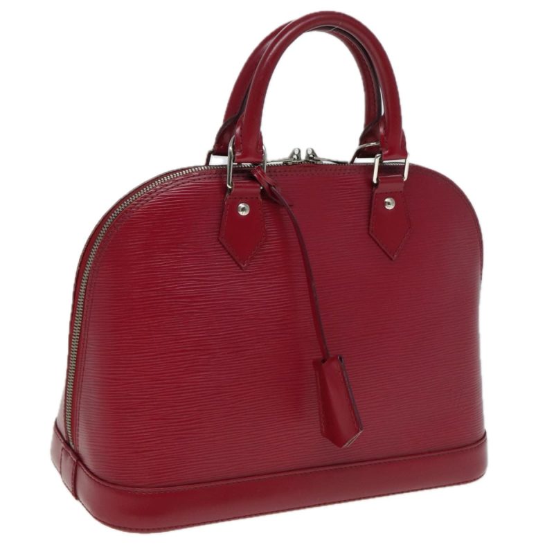 Louis Vuitton Epi Alma PM Hand Bag Fuchsia M40490  bs15303
