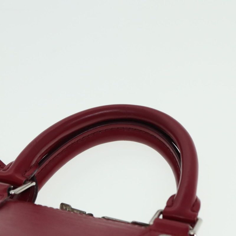 Louis Vuitton Epi Alma PM Hand Bag Fuchsia M40490  bs15303 - Image 8