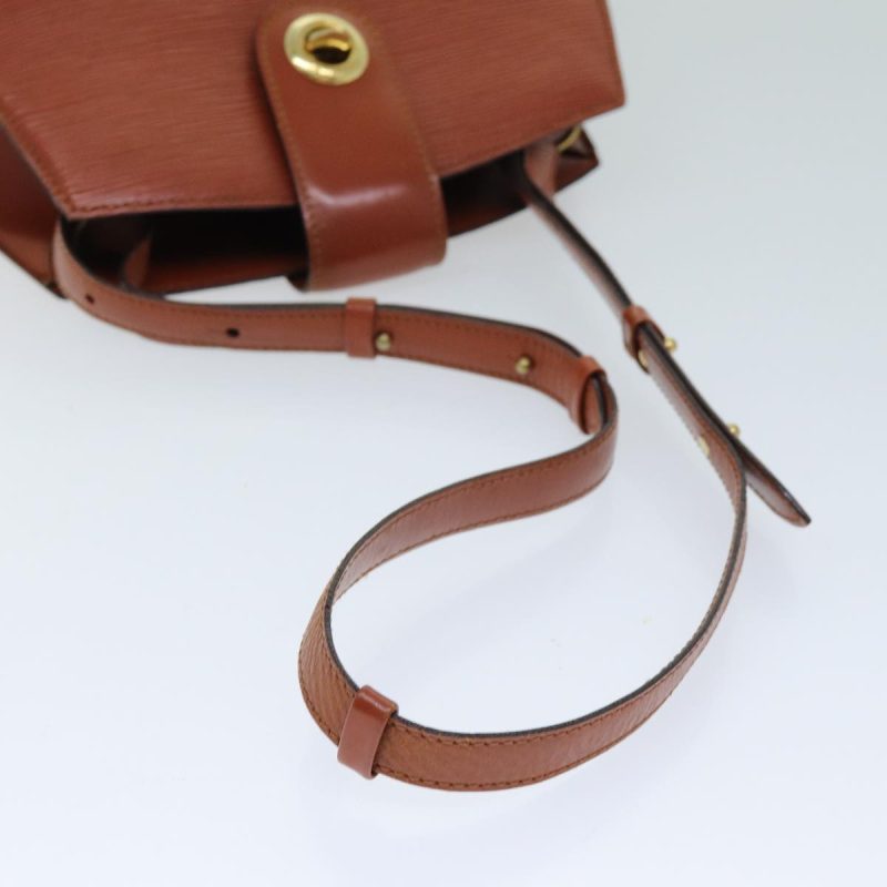 Louis Vuitton Epi Cluny Shoulder Bag Brown M52253  bs15304 - Image 7