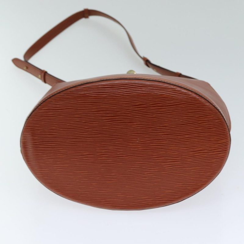 Louis Vuitton Epi Cluny Shoulder Bag Brown M52253  bs15304 - Image 5