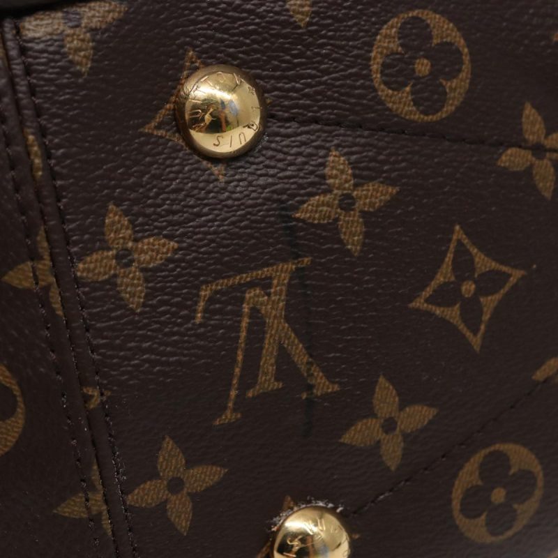 Louis Vuitton Monogram Pallas Hand Bag 2way Yellow Saffron M40929 Auth bs15348 - Image 6