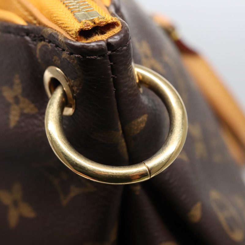 Louis Vuitton Monogram Pallas Hand Bag 2way Yellow Saffron M40929 Auth bs15348 - Image 10