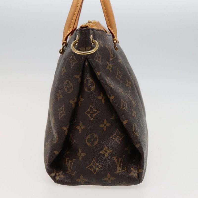 Louis Vuitton Monogram Pallas Hand Bag 2way Yellow Saffron M40929 Auth bs15348 - Image 3