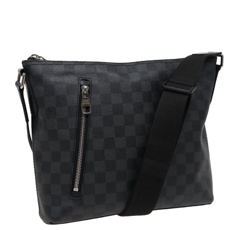 Louis Vuitton Damier Graphite Mick MM Shoulder Bag N41106  bs15349