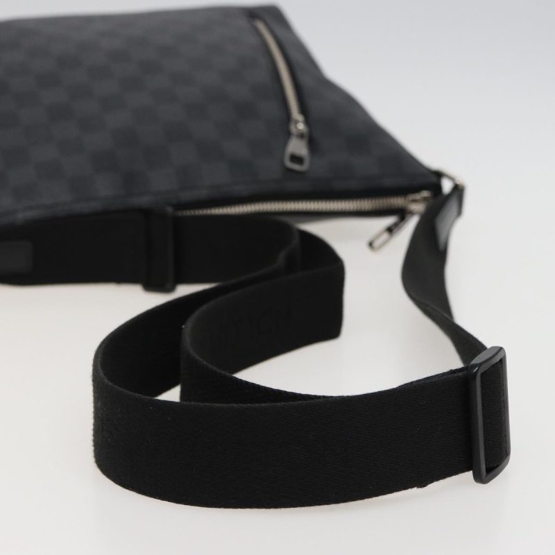 Louis Vuitton Damier Graphite Mick MM Shoulder Bag N41106  bs15349 - Image 7
