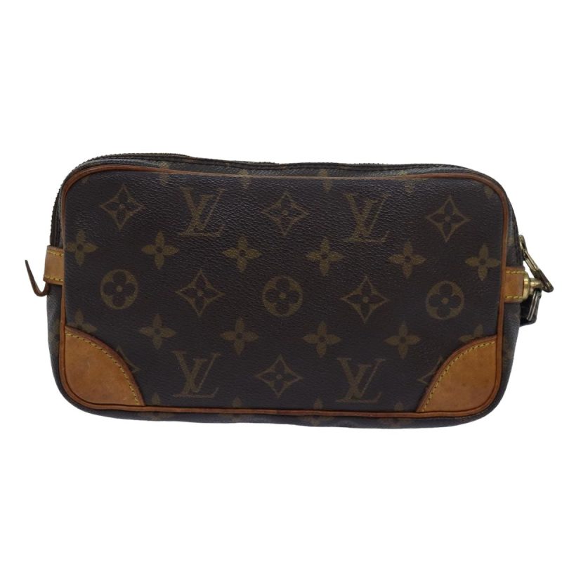 Louis Vuitton Monogram Marly Dragonne PM Clutch Bag M51827  bs15386 - Image 2