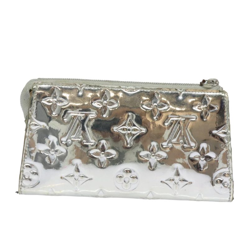 Louis Vuitton Monogram Miroir Trousse Cosmetic Pouch Silver M95603 Auth bs15416 - Image 2