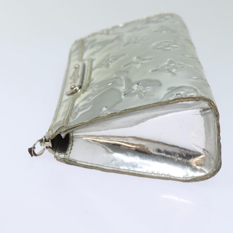 Louis Vuitton Monogram Miroir Trousse Cosmetic Pouch Silver M95603 Auth bs15416 - Image 3