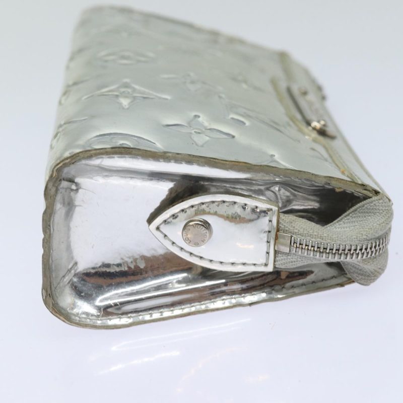 Louis Vuitton Monogram Miroir Trousse Cosmetic Pouch Silver M95603 Auth bs15416 - Image 4