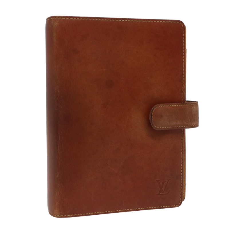 Louis Vuitton Nomad leather Agenda MM Day Planner Cover R20473  bs15417