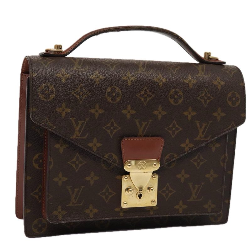 Louis Vuitton Monogram Monceau 28 Hand Bag 2way M51185  bs15421