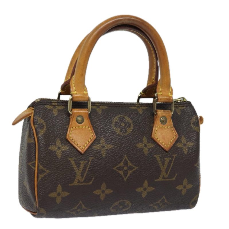 Louis Vuitton Monogram Mini Speedy Hand Bag M41534  bs15459