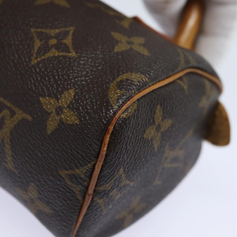 Louis Vuitton Monogram Mini Speedy Hand Bag M41534  bs15459 - Image 9