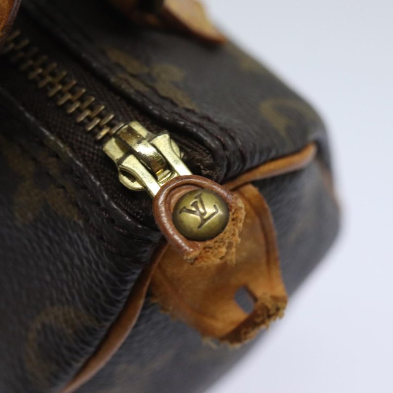 Louis Vuitton Monogram Mini Speedy Hand Bag M41534  bs15459 - Image 10