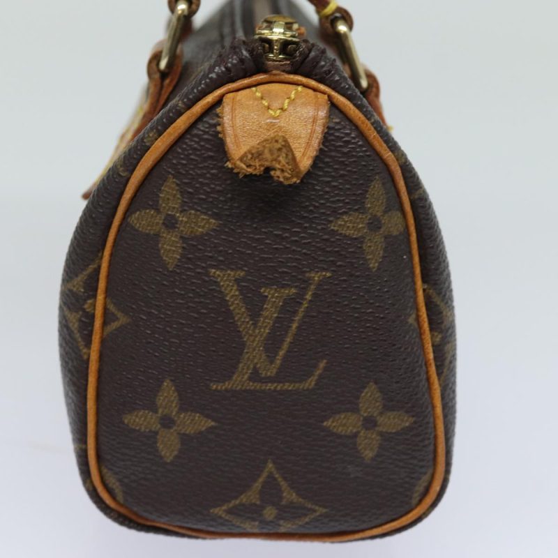 Louis Vuitton Monogram Mini Speedy Hand Bag M41534  bs15459 - Image 4