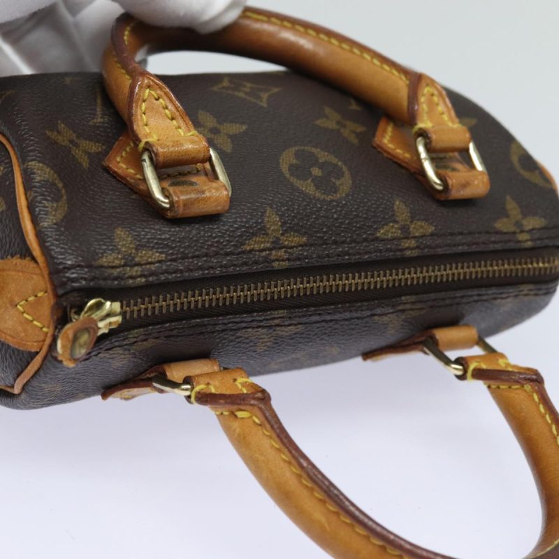 Louis Vuitton Monogram Mini Speedy Hand Bag M41534  bs15459 - Image 6