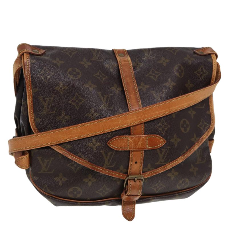 Louis Vuitton Monogram Saumur 30 Shoulder Bag M42256  bs15517