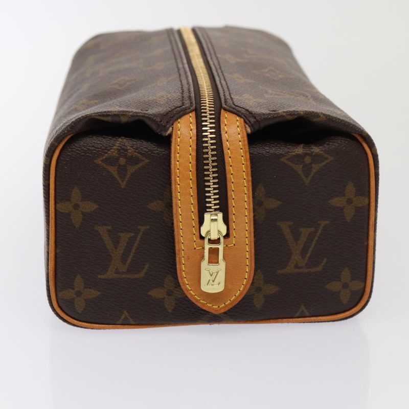 Louis Vuitton Monogram Trousse Patte Pression Cosmetic Pouch M47636 Auth bs15555 - Image 4