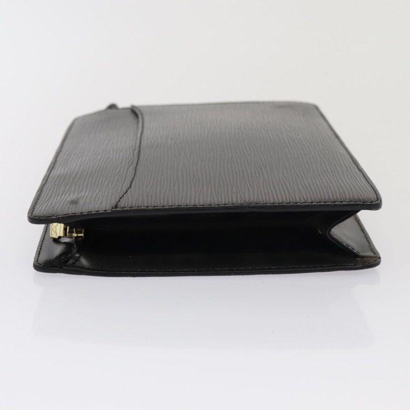 Louis Vuitton Epi Pochette Homme Clutch Bag Black Noir M52522  bs15565 - Image 3
