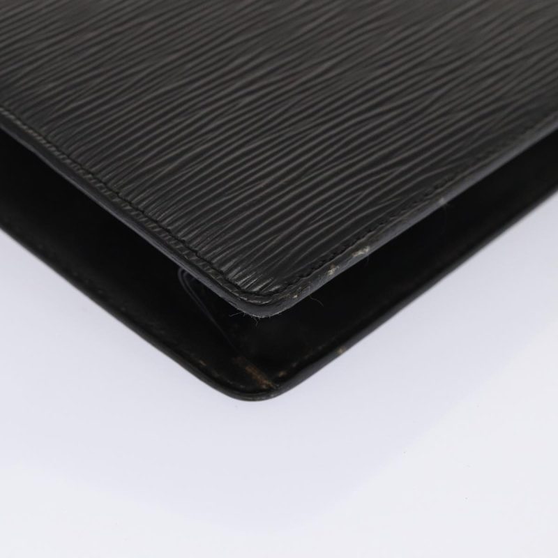 Louis Vuitton Epi Pochette Homme Clutch Bag Black Noir M52522  bs15565 - Image 7