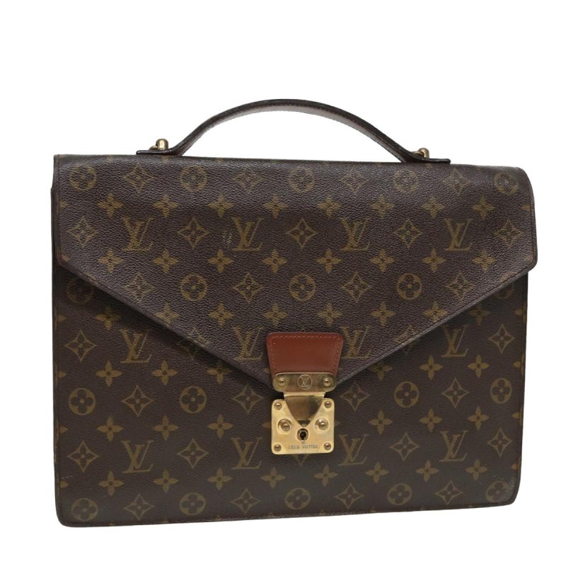 Louis Vuitton Monogram Porte Documents Bandouliere Bag M53338  bs15572