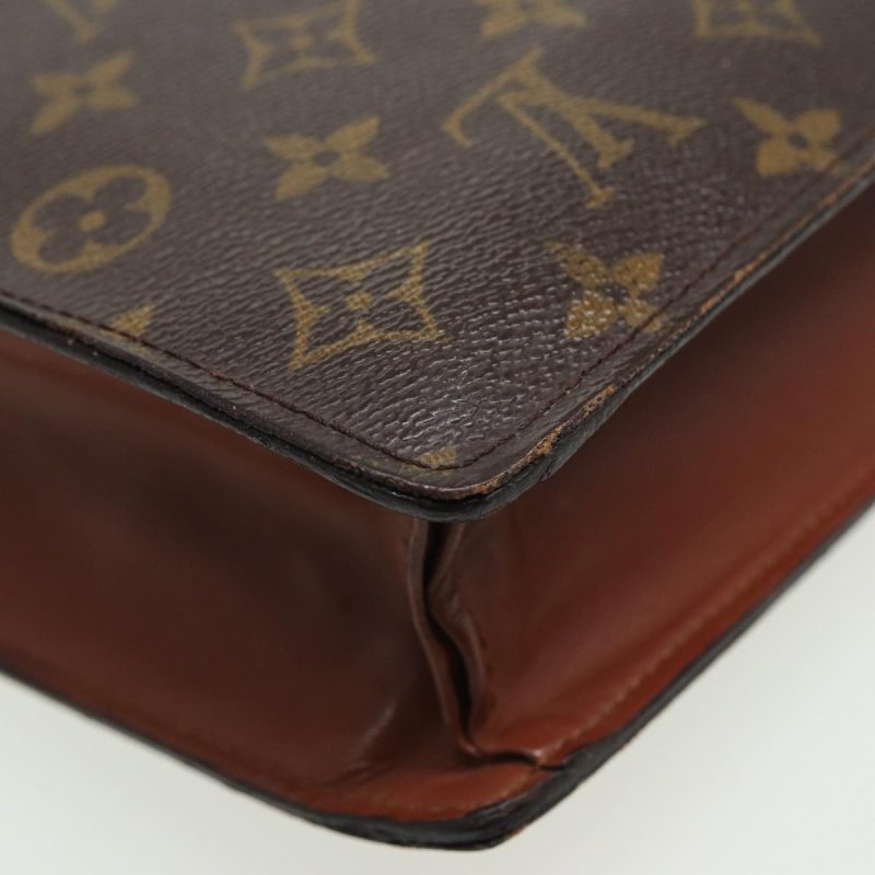Louis Vuitton Monogram Porte Documents Bandouliere Bag M53338  bs15572 - Image 8