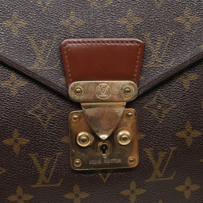Louis Vuitton Monogram Porte Documents Bandouliere Bag M53338  bs15572 - Image 9