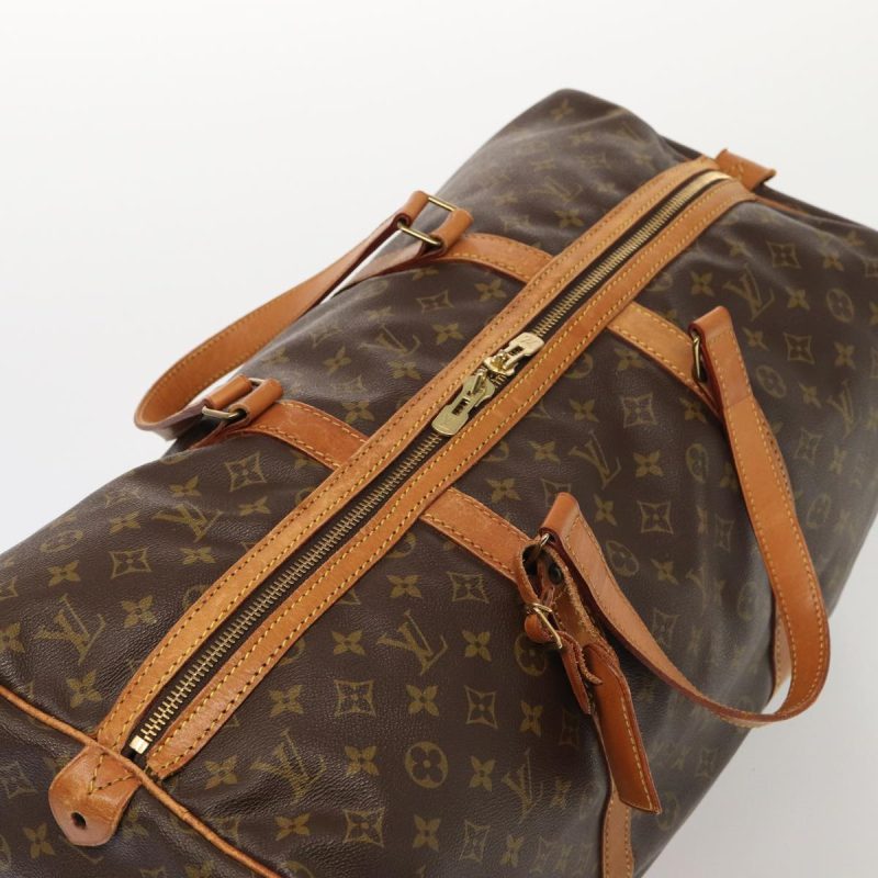 Louis Vuitton Monogram Sac Souple 55 Boston Bag M41622  bs15589 - Image 6