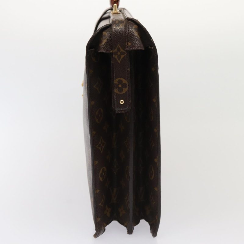 Louis Vuitton Monogram Serviette Fermoir Business Bag M53305  bs16749 - Image 3