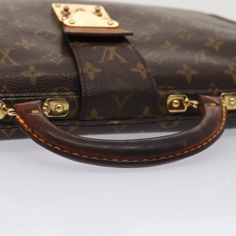Louis Vuitton Monogram Serviette Fermoir Business Bag M53305  bs16749 - Image 7