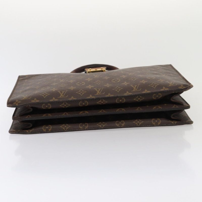 Louis Vuitton Monogram Serviette Fermoir Business Bag M53305  bs16749 - Image 5