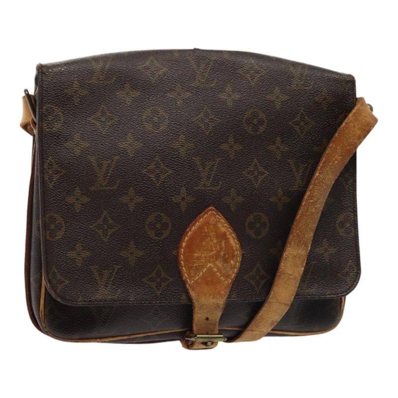 Louis Vuitton Monogram Cartouchiere GM Shoulder Bag M51252  bs17000