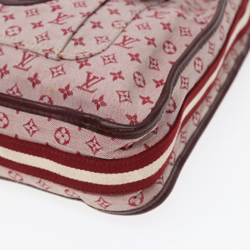 Louis Vuitton Monogram Mini Besace Mary Kate Bag Red M92321  bs17037 - Image 9