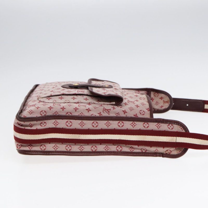 Louis Vuitton Monogram Mini Besace Mary Kate Bag Red M92321  bs17037 - Image 4