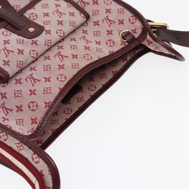 Louis Vuitton Monogram Mini Besace Mary Kate Bag Red M92321  bs17037 - Image 6