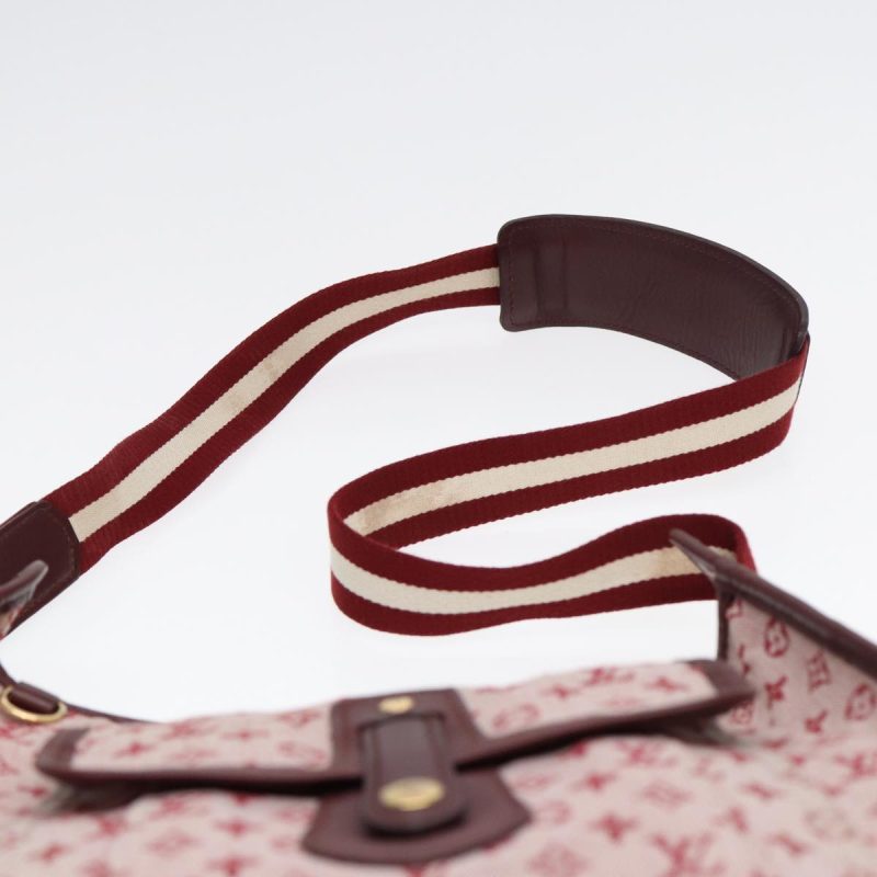 Louis Vuitton Monogram Mini Besace Mary Kate Bag Red M92321  bs17037 - Image 8