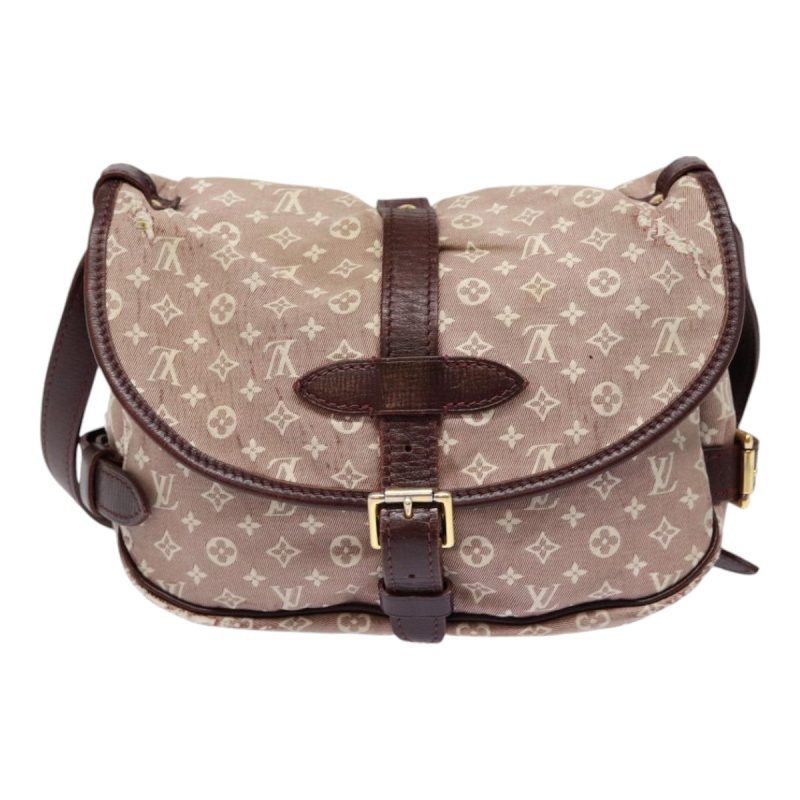Louis Vuitton Monogram Idylle Saumur PM Shoulder Bag Sepia M40669 Auth bs17039 - Image 2