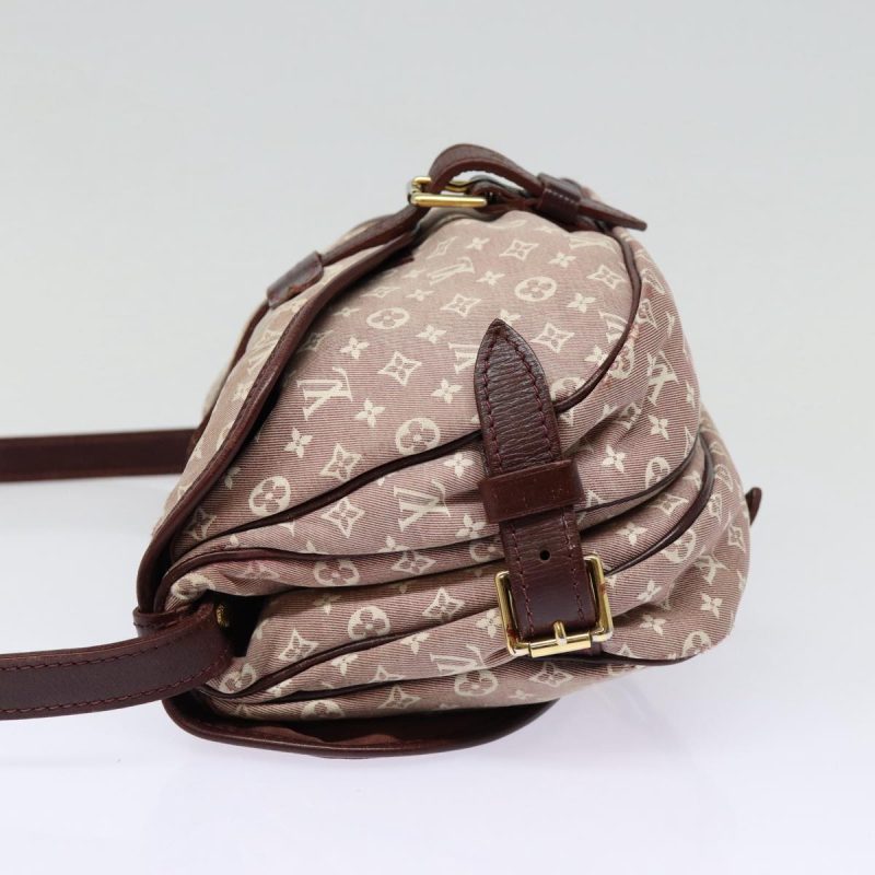 Louis Vuitton Monogram Idylle Saumur PM Shoulder Bag Sepia M40669 Auth bs17039 - Image 3