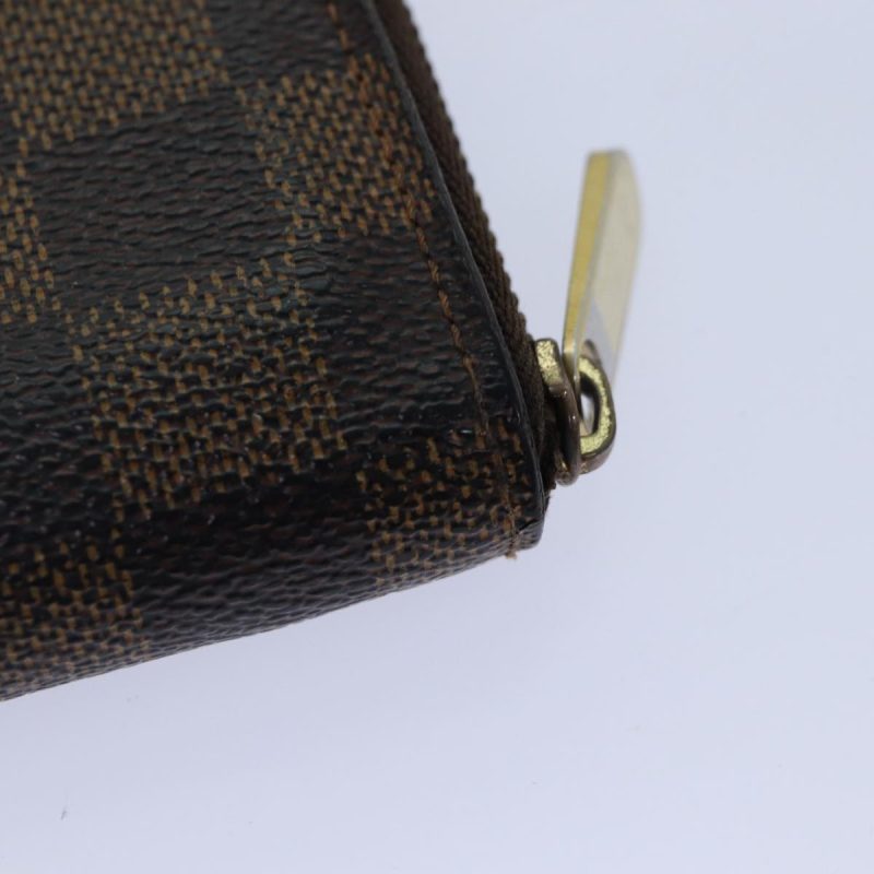 Louis Vuitton Damier Ebene Zippy Coin Purse N63070  bs17148 - Image 7