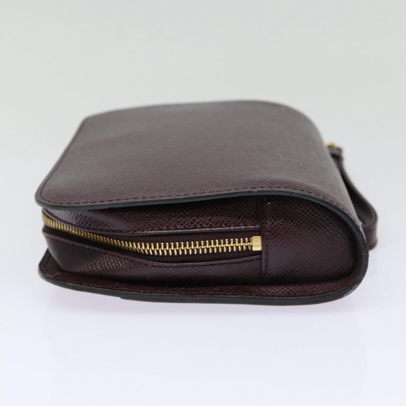 Louis Vuitton Taiga Baikal Clutch Bag Acajou M30186  bs17259 - Image 3