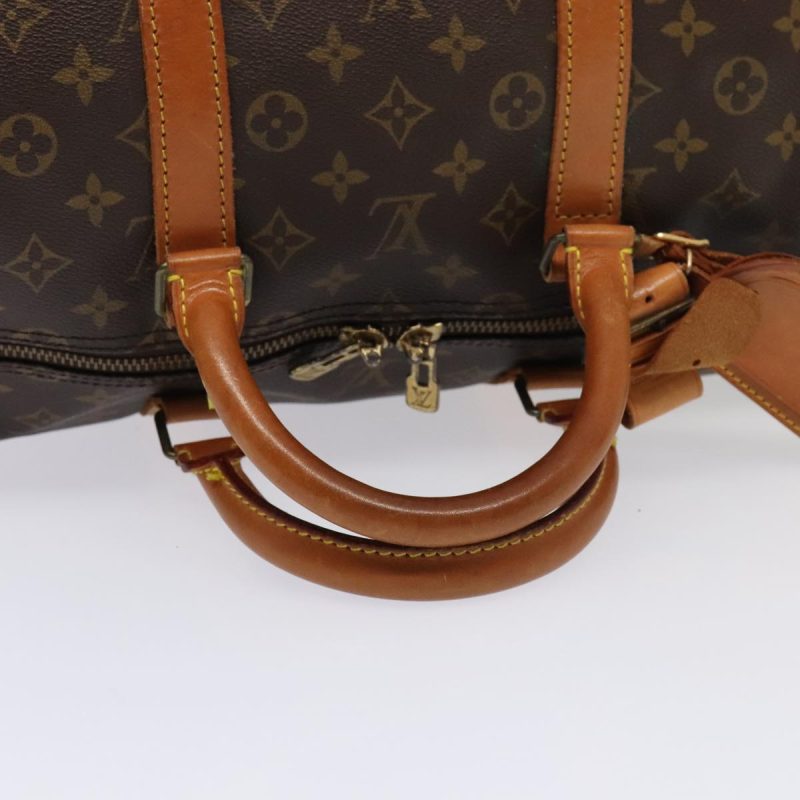 Louis Vuitton Monogram Keepall Bandouliere 55 Boston Bag M41414  bs17279 - Image 7