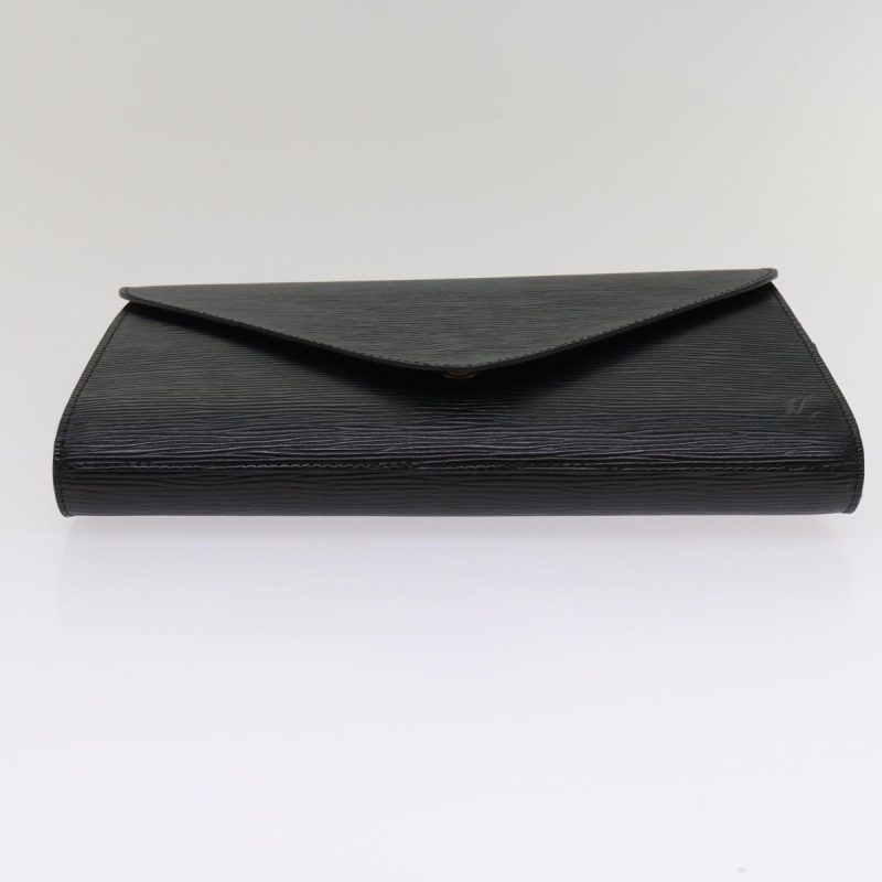 Louis Vuitton Epi Art Deco Clutch Bag Black M52632  bs17326 - Image 6